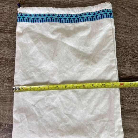 Tory Burch‎ Dust Bag Shoes Handbags Womens Tote Drawstring Protector Charm 12x15 - Picture 9 of 9